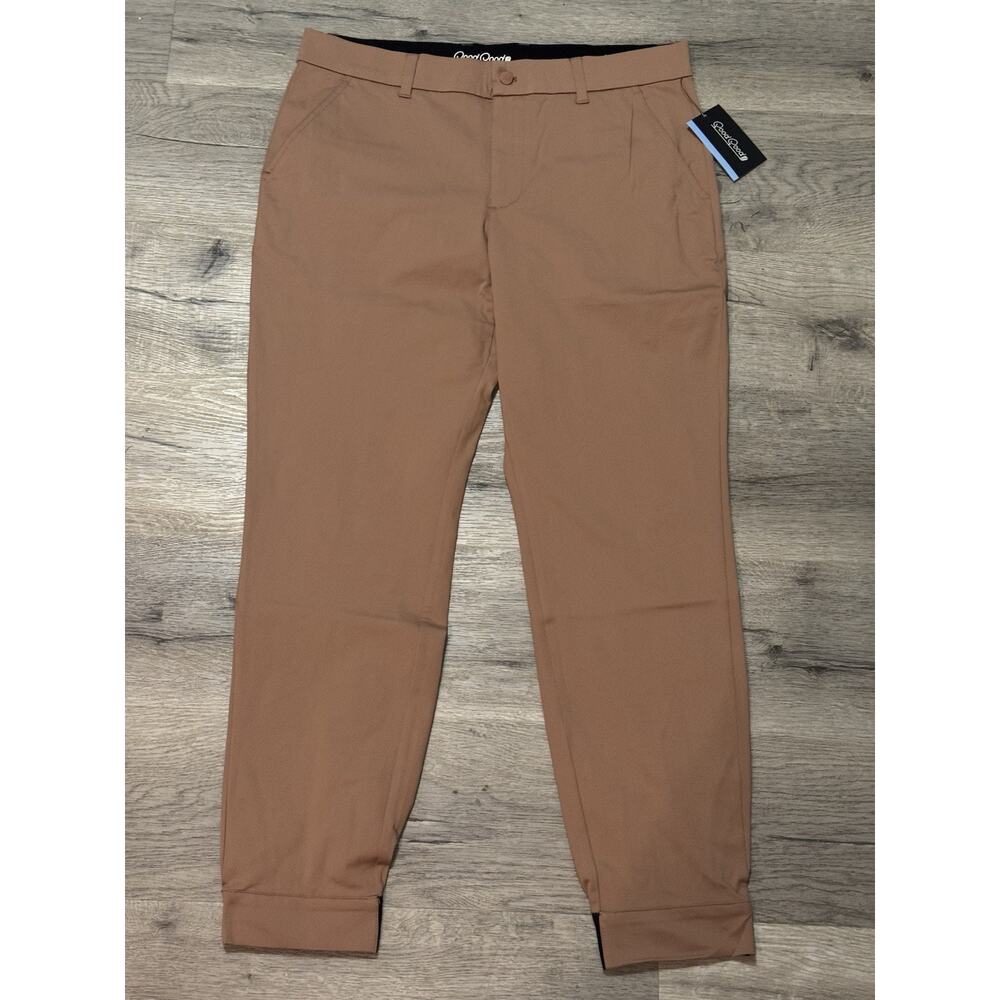 $90 NWT Good Good Golf Men’s Loam Sport Jogger Pants- Rust Brown- Size: 34W 30